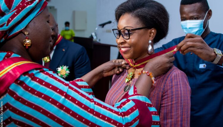 Bénin : Aurélie Adam Soulé Zoumarou distinguée au grade de commandeur dans l'Ordre National