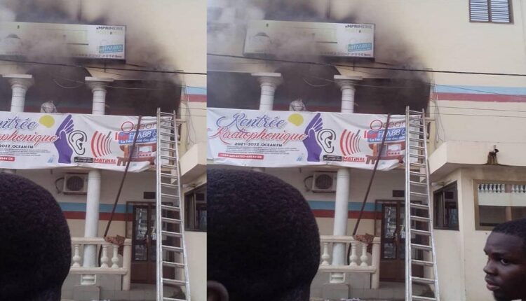 Incendie à Océan FM