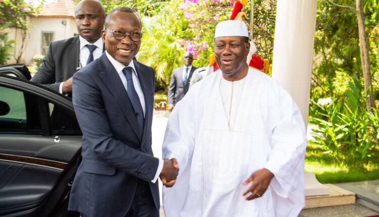 Patrice Talon et Alassane Ouattara