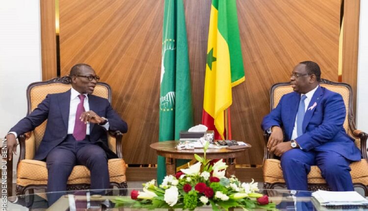 Macky Sall et Patrice TALON à Dakar le 2 octobre 2019 crédit BENININFO