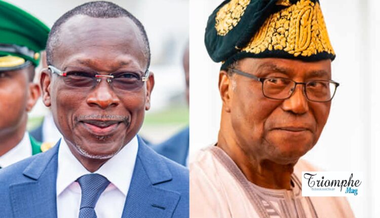 Patrice Talon et Nicéphore Soglo