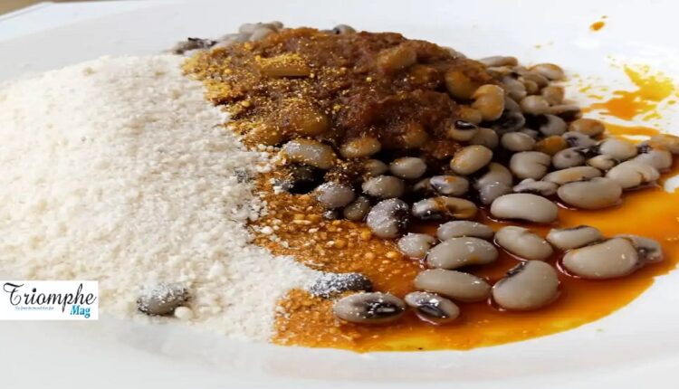 haricot Abobo avec du gari