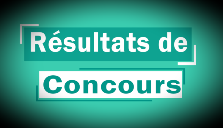 Résultat de concours de recrutement