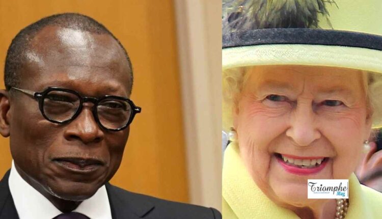 Elizabeth II et le président Patrice Talon