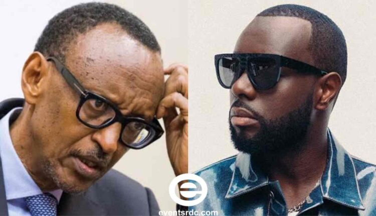 Gims et Paul Kagamé