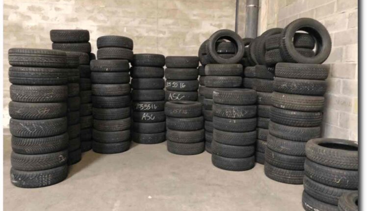 Interdiction de l'exposition des pneus d'occasion aux abords