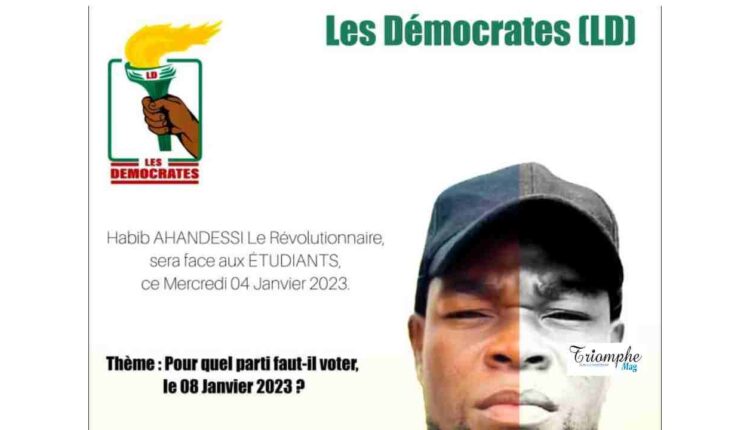 Législatives 2023 au Bénin : Habib Ahandéssi donne rendez-vous aux étudiants à l'UAC