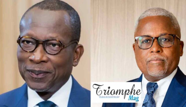 Sévérin Quenum et Patrice Talon