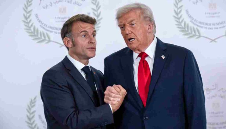 Emmanuel Macron et Donald Trump