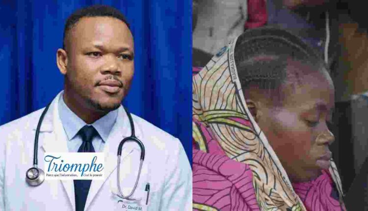 Docteur David Balanganayi et sa patiente